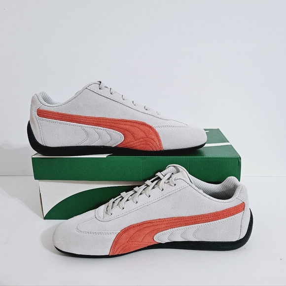 Puma Speedcat Shield SD Ash Grey Red Black - Picture 2 of 12